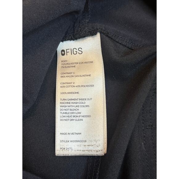 Figs Zamora Maternity Jogger Scrub Pants BLACK XL - Picture 4 of 5